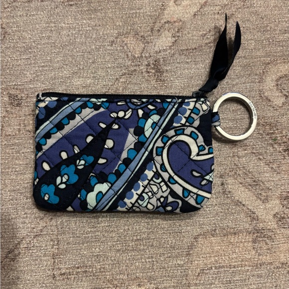 Vera Bradley Blue and White Patterned Wallet - Picture 2 of 3
